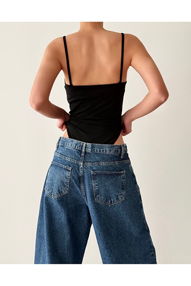 Kadın İnce Askılı Bodysuit - 4