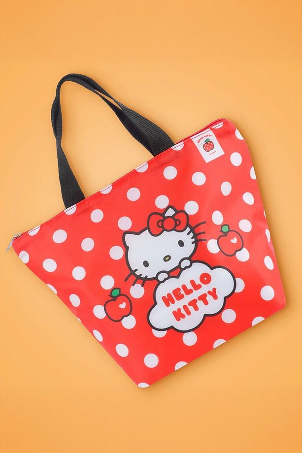 Hello Kitty Lisanslı Elma Koleksiyonu Yiyecek Çantası - 8