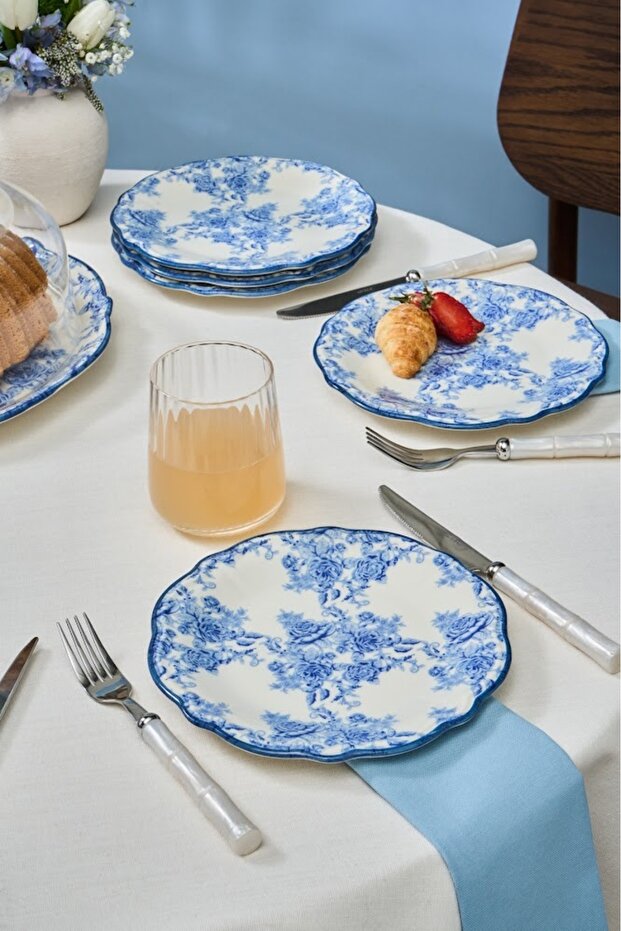 Mireya 8 Parça Pasta / Tatlı Seti 33 Cm - 2