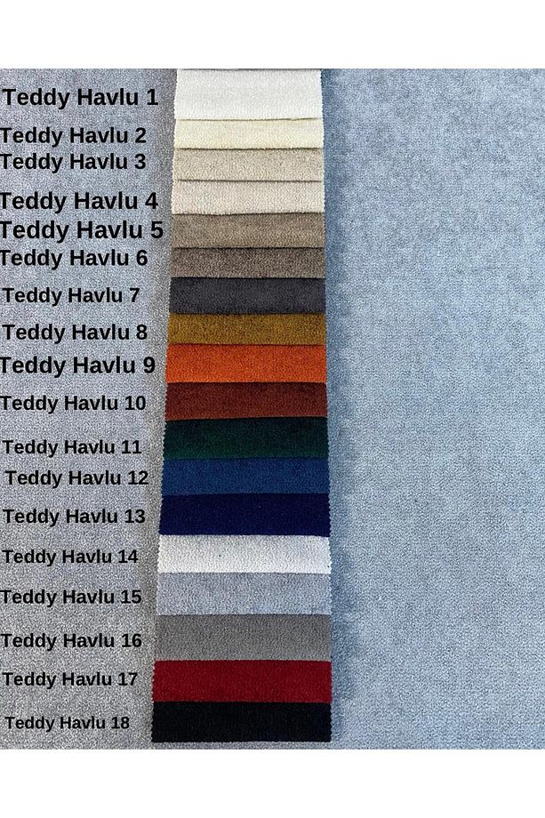 Luna Tek Kol İkili Berjer Takımı Teddy Kumaş Bej - 3