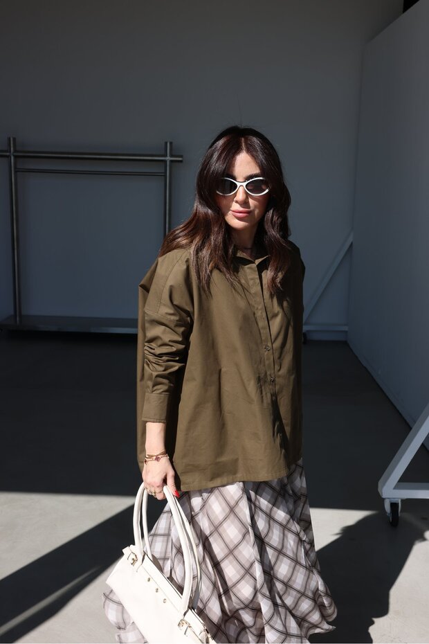 قميص أساسي كبير الحجم - 2