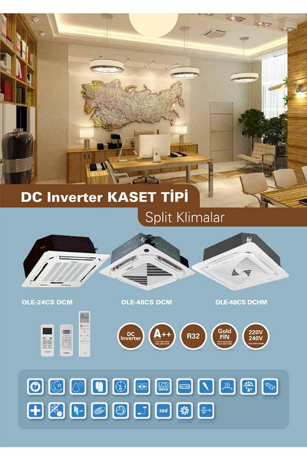 42000 BTU DC INVERTER KASET TİPİ SPLİT KLİMA - 2