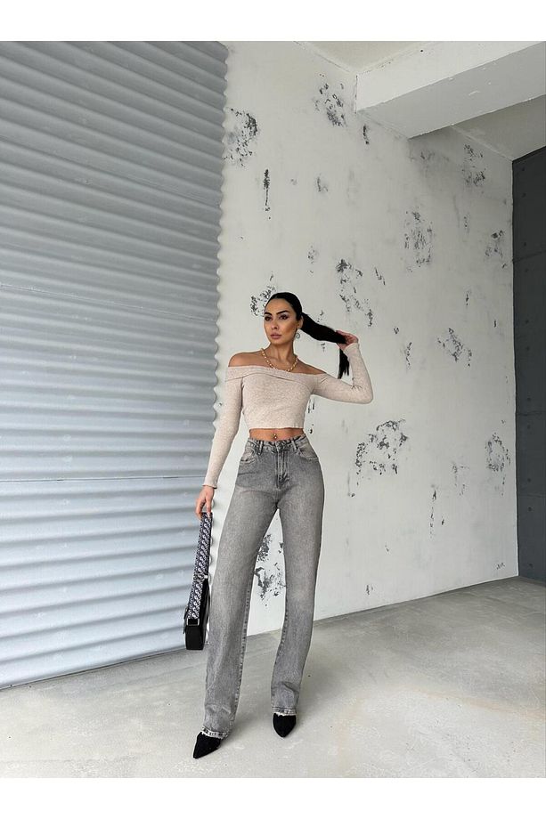 STRAIGHT BORU PAÇA GREY JEAN - 1