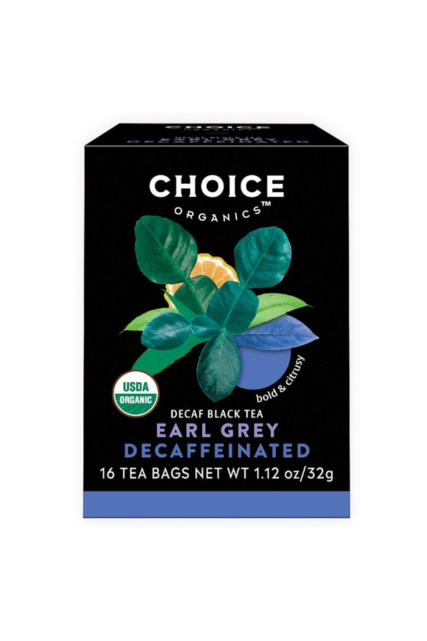 Choice Organics - Organic Decaf Earl Grey Tea (1 Pack) - Bergamot - Fair Trade - 16 Tea Bags