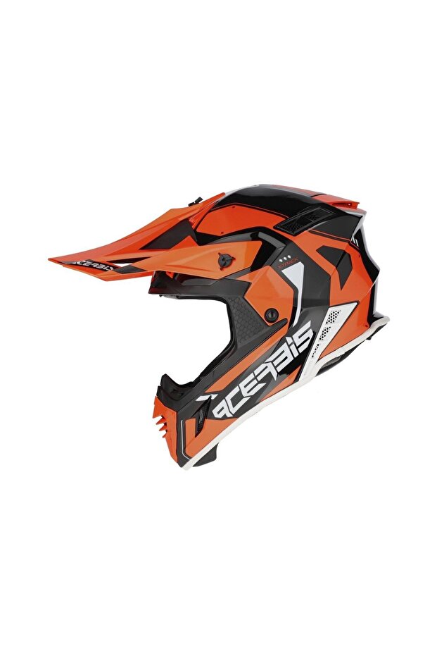 ACERBİS X-TRACK 22-06 KASK TURUNCU SİYAH - 3
