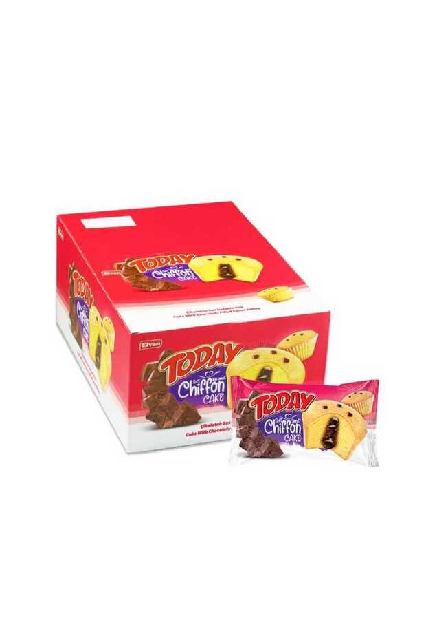 Today Chiffon Chocolate Sauce Cake 35 Gr 24 Pieces (1 Box)