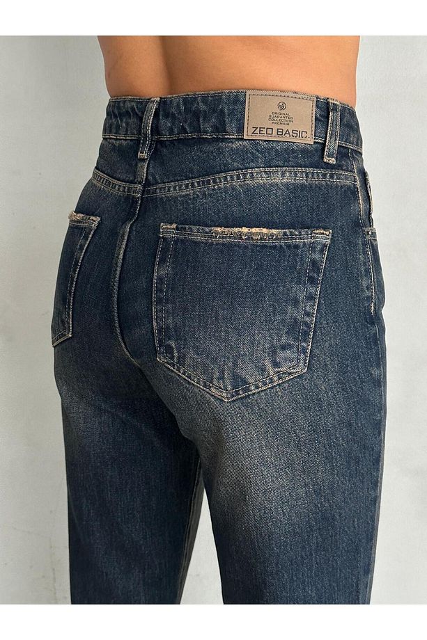STRAIGHT BORU PAÇA DARK BLUE TİNT JEAN - 7