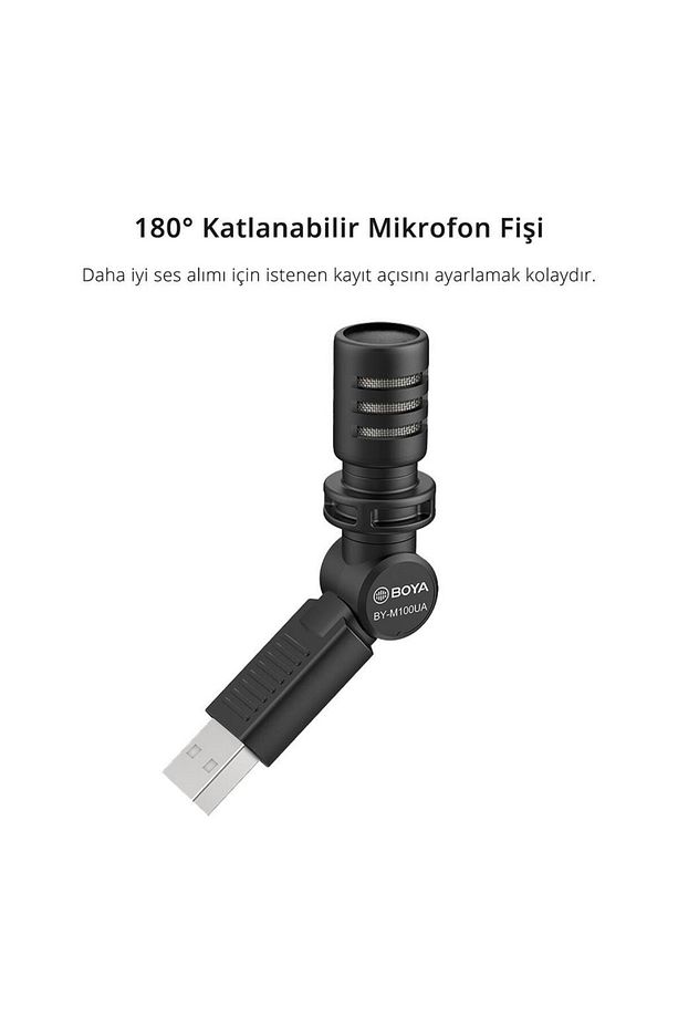 By-m100ua Kompakt Usb Bilgisayar Mikrofonu - 3