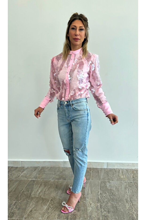 ALANIS PEMBE GOMLEK - 2