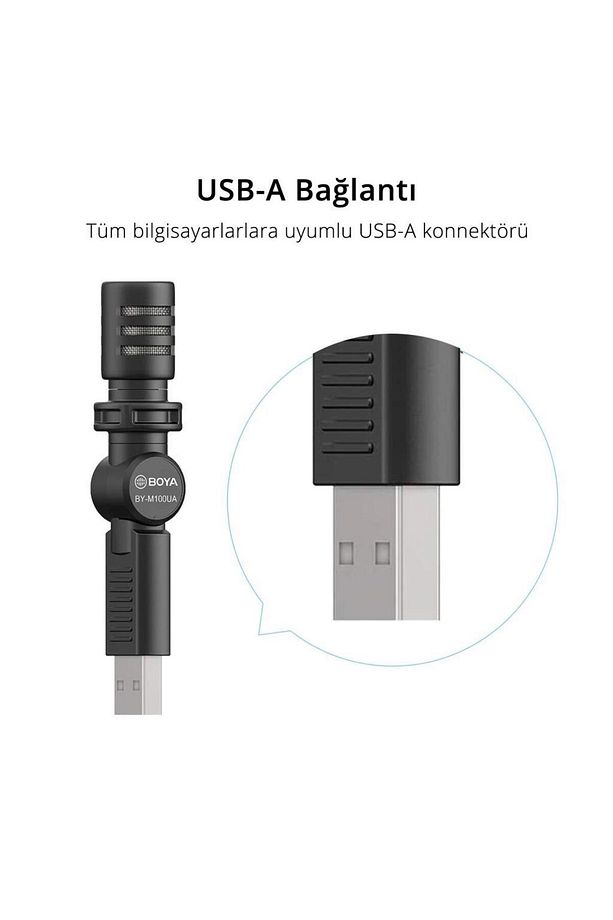 By-m100ua Kompakt Usb Bilgisayar Mikrofonu - 2
