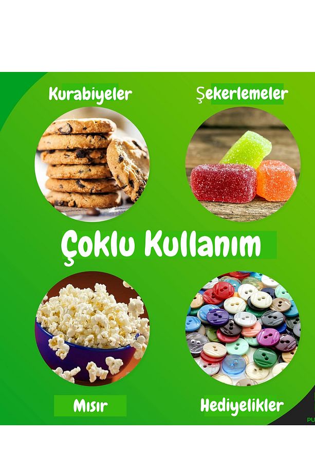 20 Adet 7,5x21 OPP Yan Körüklü Poşet Torba Şeffaf Dayanıklı Gıda Saklama Tazelik koruma Poşeti - 7