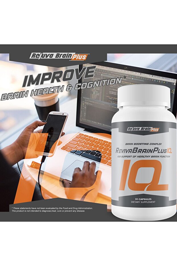 Reviva Brain Plus IQ - Brain Boosting Complex with Memory Support Nootropic - Focus & Clarity - 5
