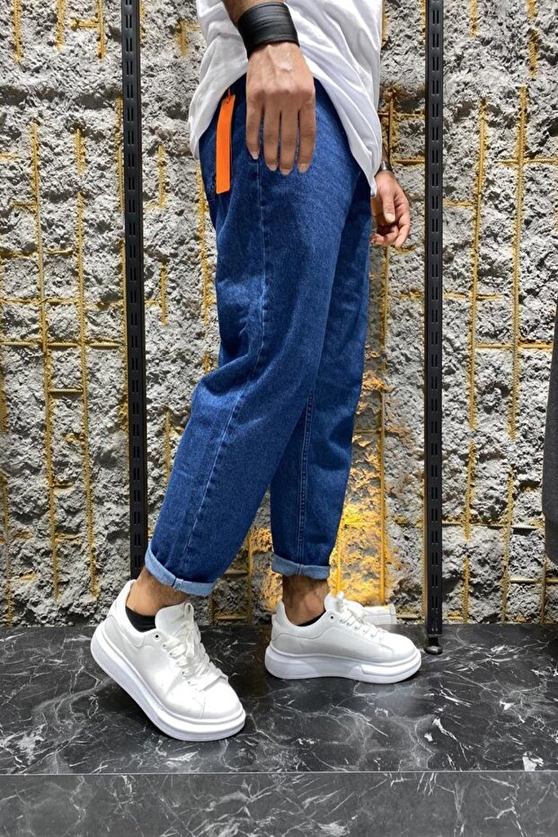 Hendrick Greco Boy Friend Ankle Length Jean Trousers