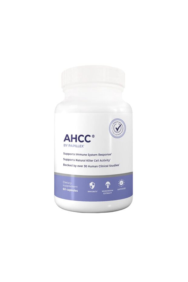 AHCC Max Strength - Immune Support, NK Cell Activity - 20+ Studies - 60 Veggie Capsules