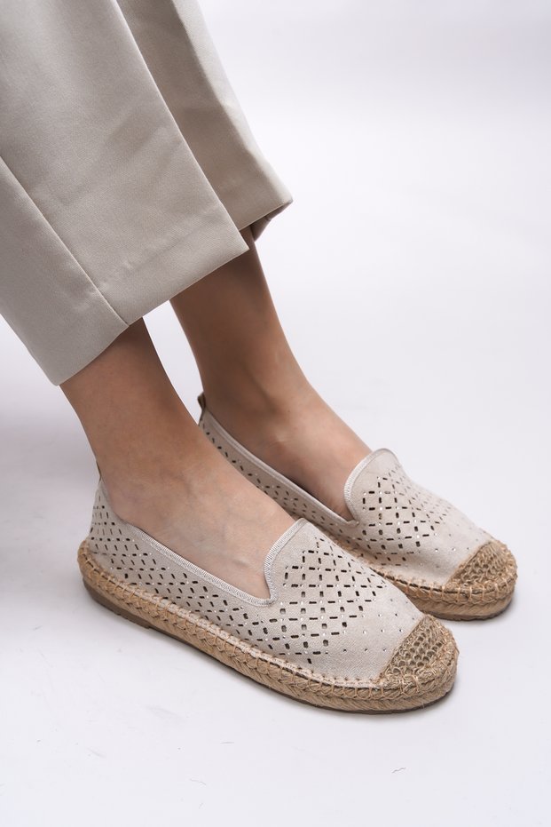 Iohnalyn Women's Espadrille 00121 Beige