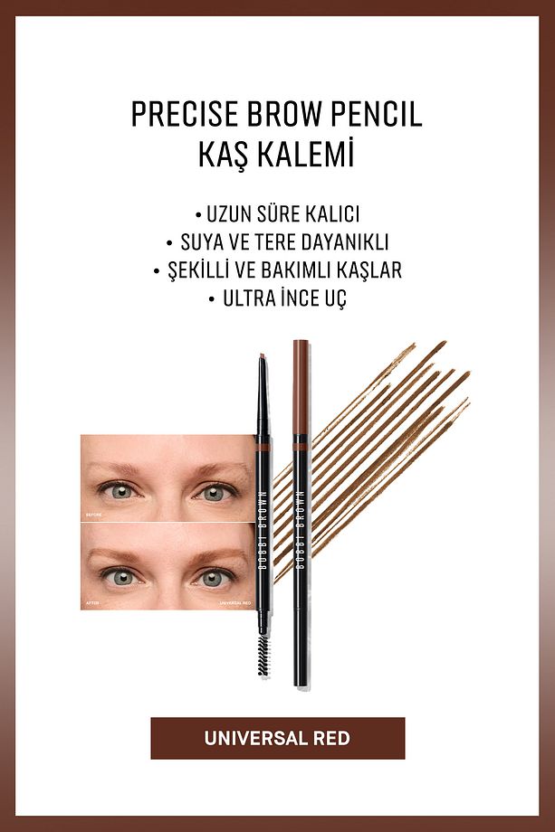 Precise Brow Pencil Kaş Kalemi - Universal Red - 1