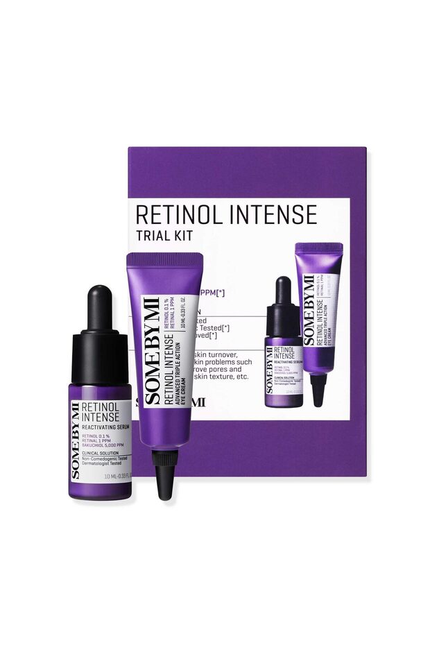 Retinol Trial Kit - 0.33Oz Serum & Eye Cream, 0.1% Retinol for Beginners - Korean Skincare