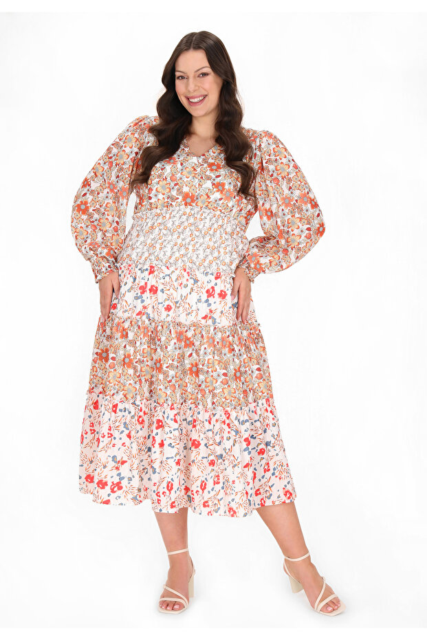 Rochie Plus Size usha PLUS SIZE - 3