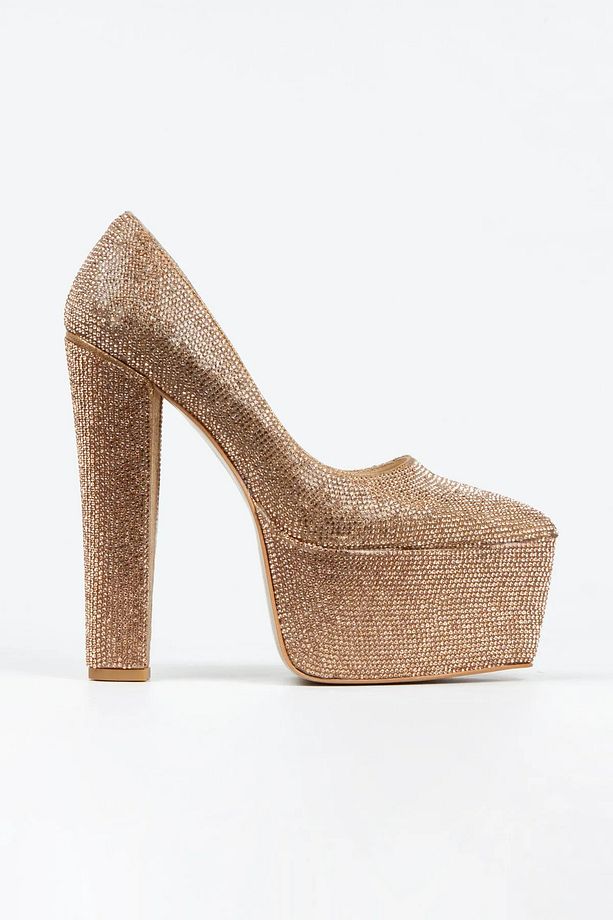 Kadın Taş İşlemeli Stiletto Düğün Ayakkabısı - 3