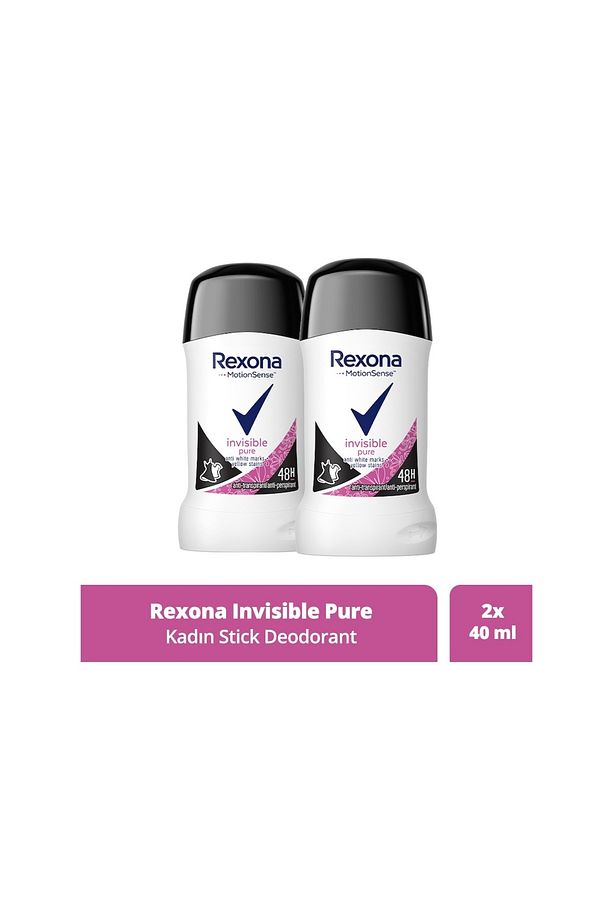 Invisible Pure 48H Kadın Stick Deodorant 2 x 40 ML - 1