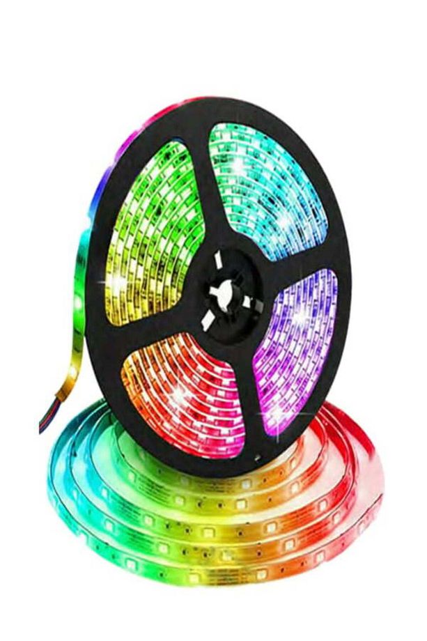 Rgb Şerit Led 20 Metre Yapışkanlı Iç Mekan Rulo Işıklı Şerit Led Trafosuz-kumanda Hariç - 2