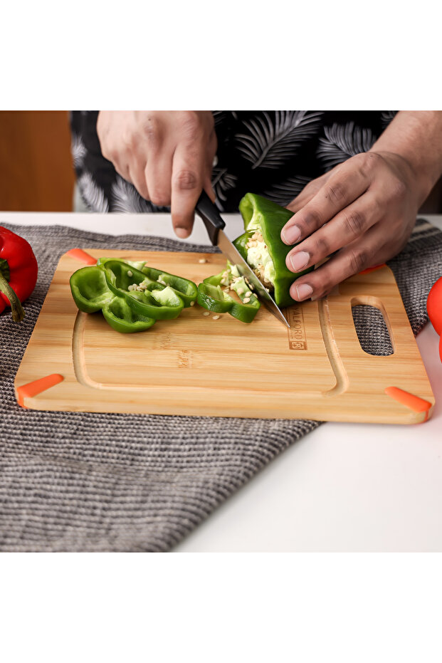 Carbonized Organic Bamboo Cutting Board | RF8685