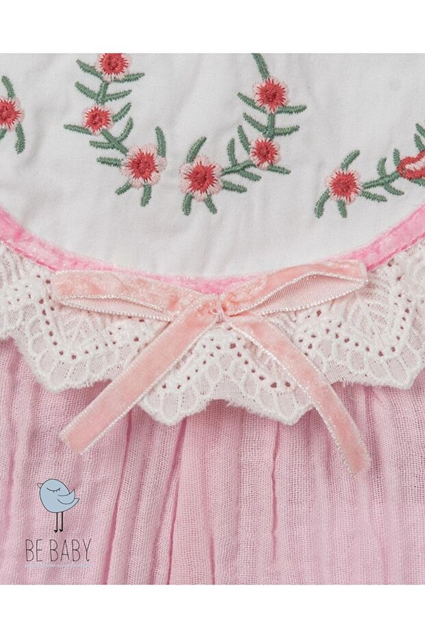 Kız Bebek Müslin Tulum - 2