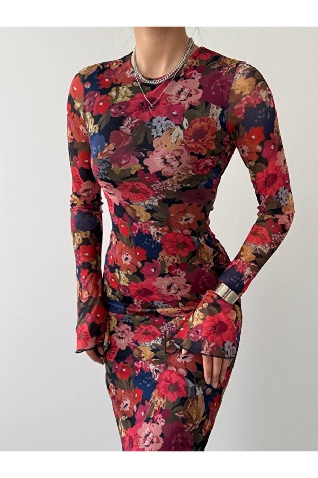 Bell Tül Elbise - 7