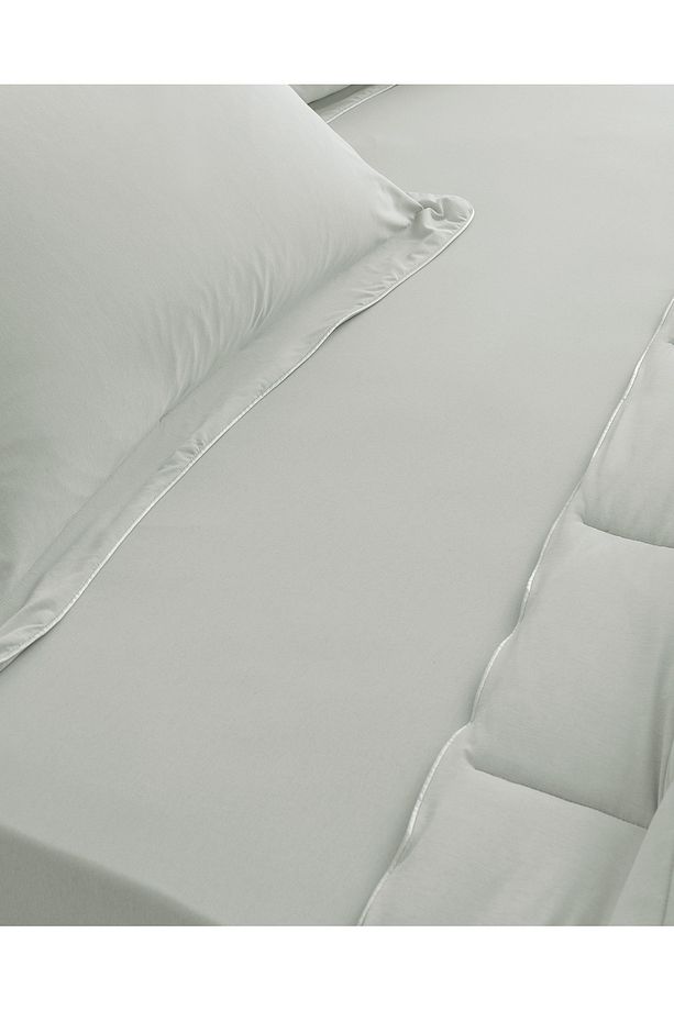 İlus Tek Kişilik Bambu Comforter Set - Mint Yeşili - 3