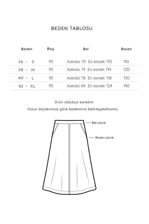 Kumaşı İnce Piliseli Etek Lacivert - 5
