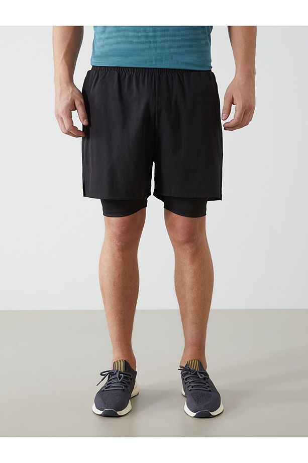LCW Slim Fit Erkek Taytlı Şort - 2