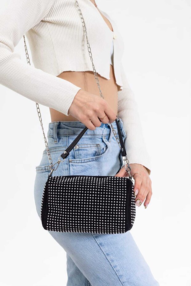 taşlı çanta - 4