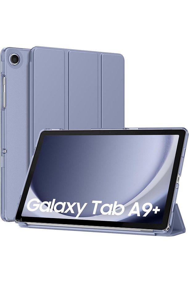 Samsung Galaxy Tab A9 Plus 11 Inç Kılıf Smart Uyku Modlu Standlı Şeffaf Kapaklı Sm-x210 (UYUMLU) - 1