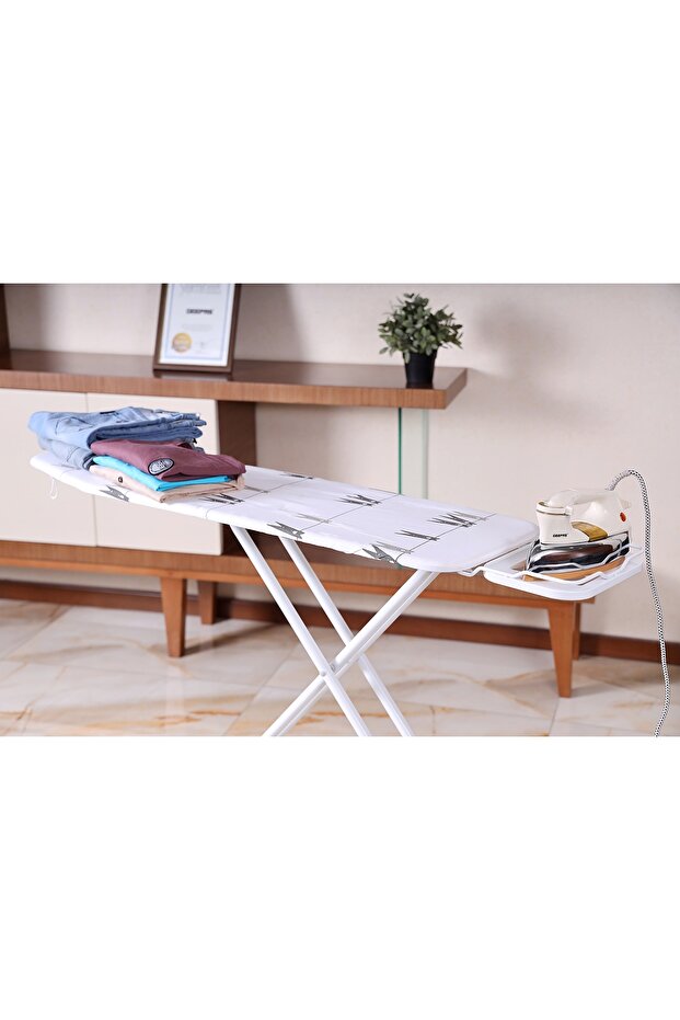 Ironing Board with Iron Rest Adjustable Height 7 mm Foam - 2