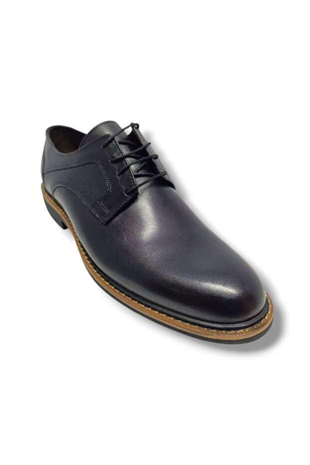 2141-25 Genuine Leather Heeled Men's Shoes