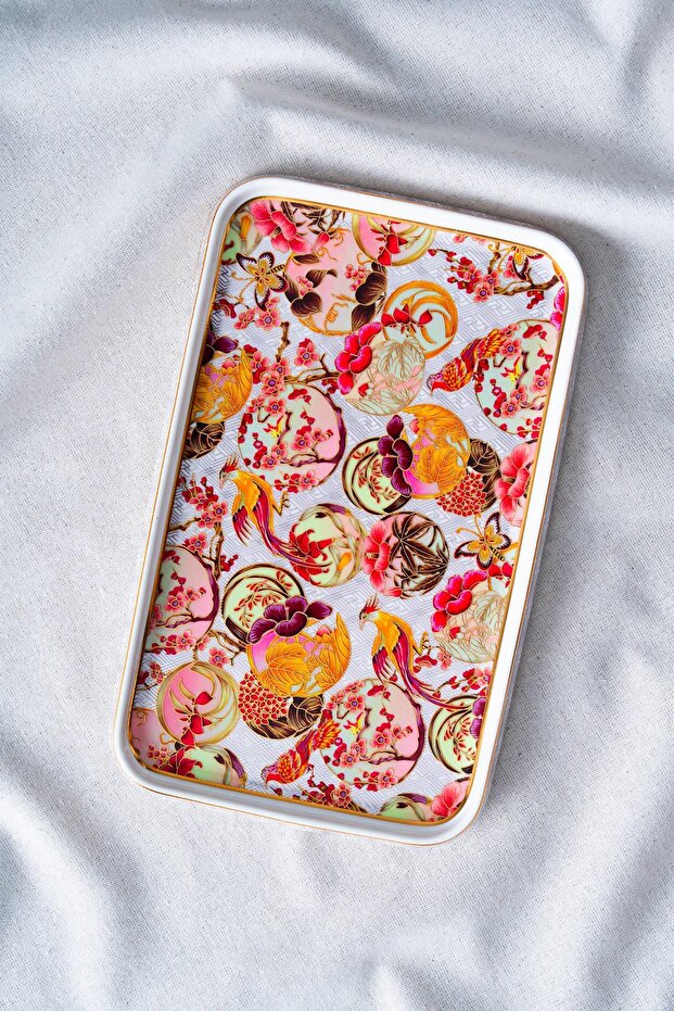 طبق تقديم مستطيل من دريم - 31 سم - 1