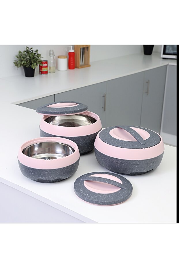 RF9731 3Pcs 1.5L, 2.5L & 3.5L Cosmos Insulated Casserole