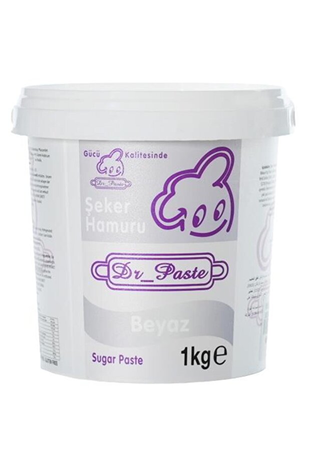 Dr Paste Şeker Hamuru 1 Kg - Beyaz - 1
