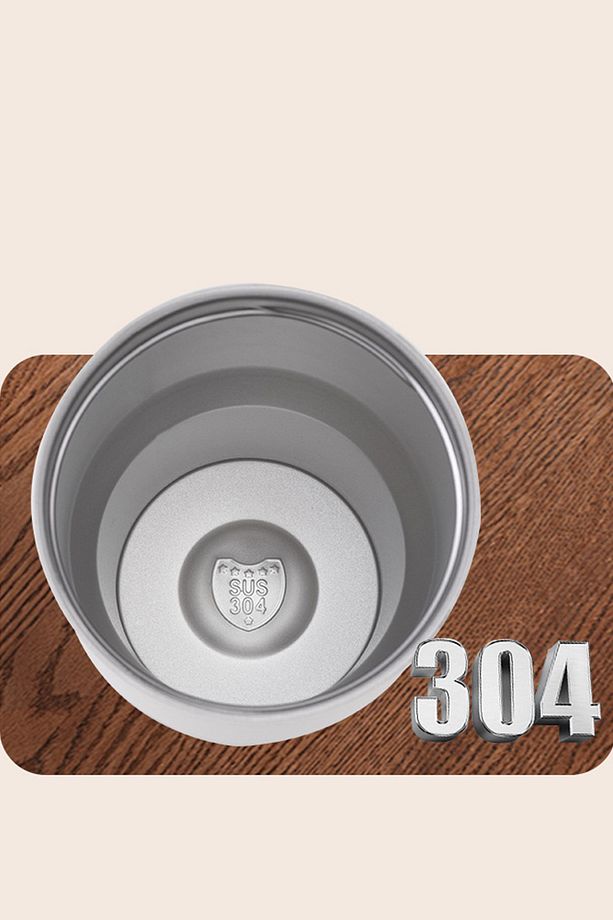 Sırdırmaz Kapaklı Paslanmaz Çelik Isı Yalıtımlı Termos Ofis Kupa 360 ml - 3