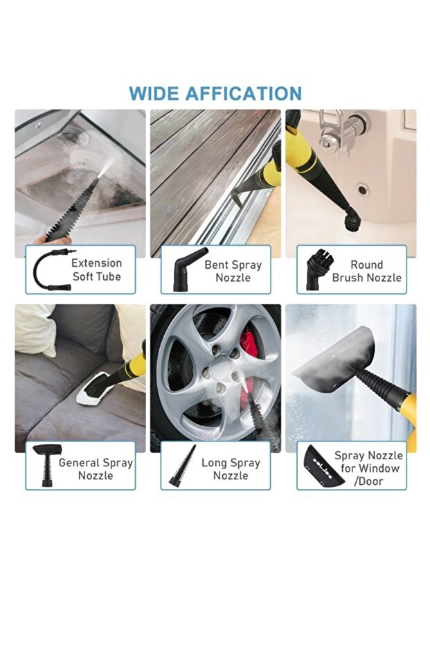 Portable Handheld Steam Cleaner 1200w Multifunctional - 7