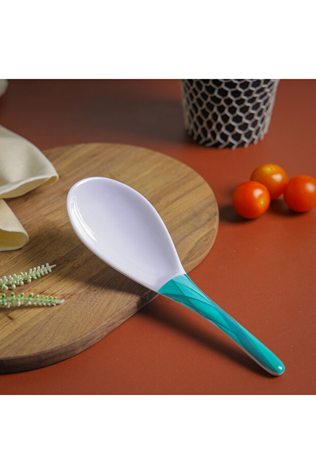 8.5" Melamine Ware Super Rays Rice Spoon