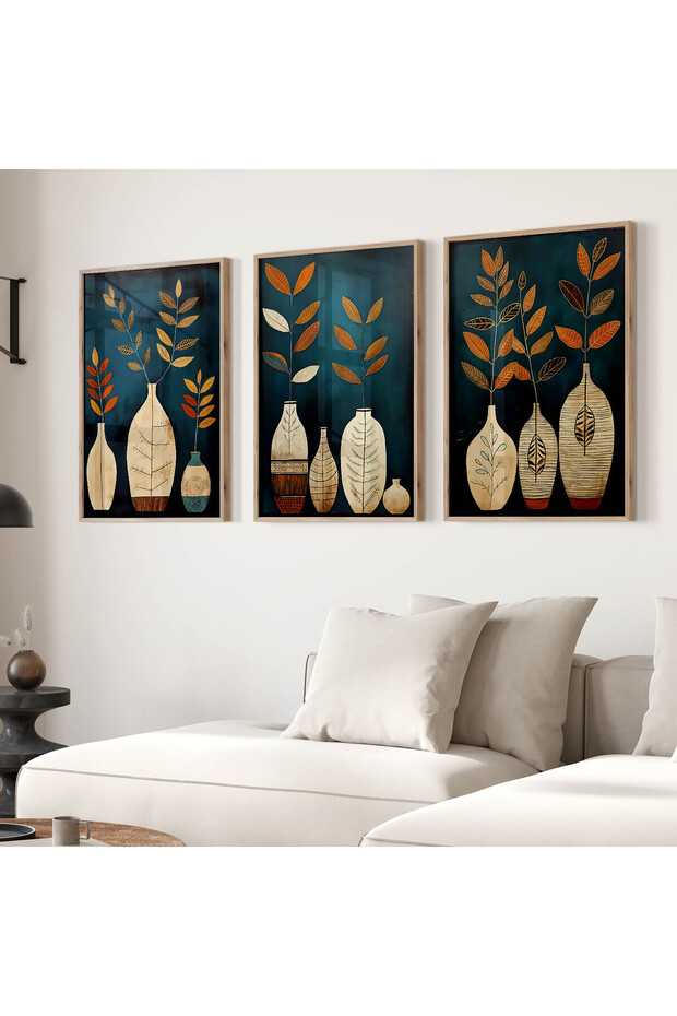 Çerçeveli 3 Parça Tablo Modelleri - 2