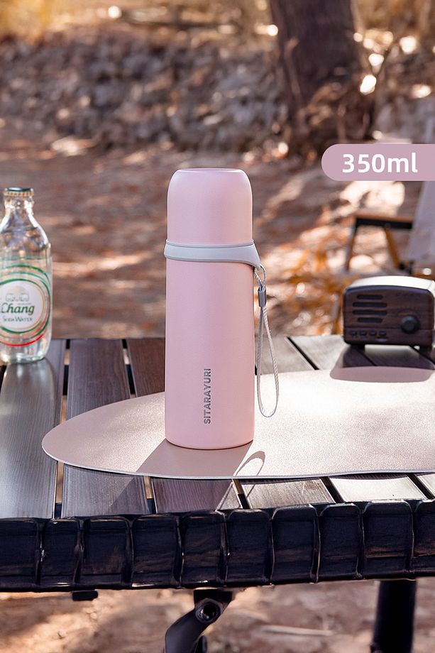 Vakumlu Paslanmaz Çelik Isı Yalıtımlı Termos Kupa 350 ml - 1
