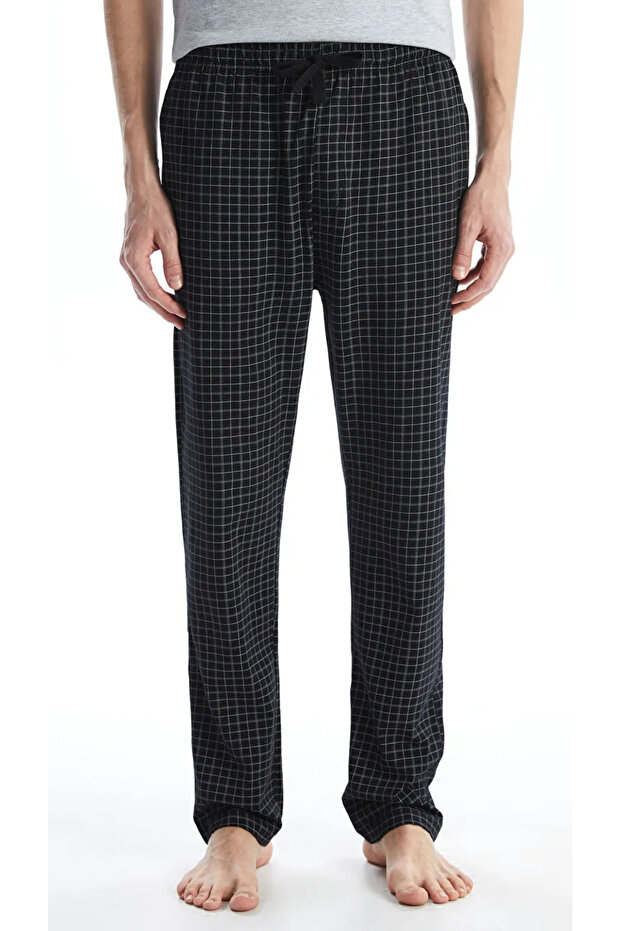 Standard Pattern Plaid Men's Pajama Bottom