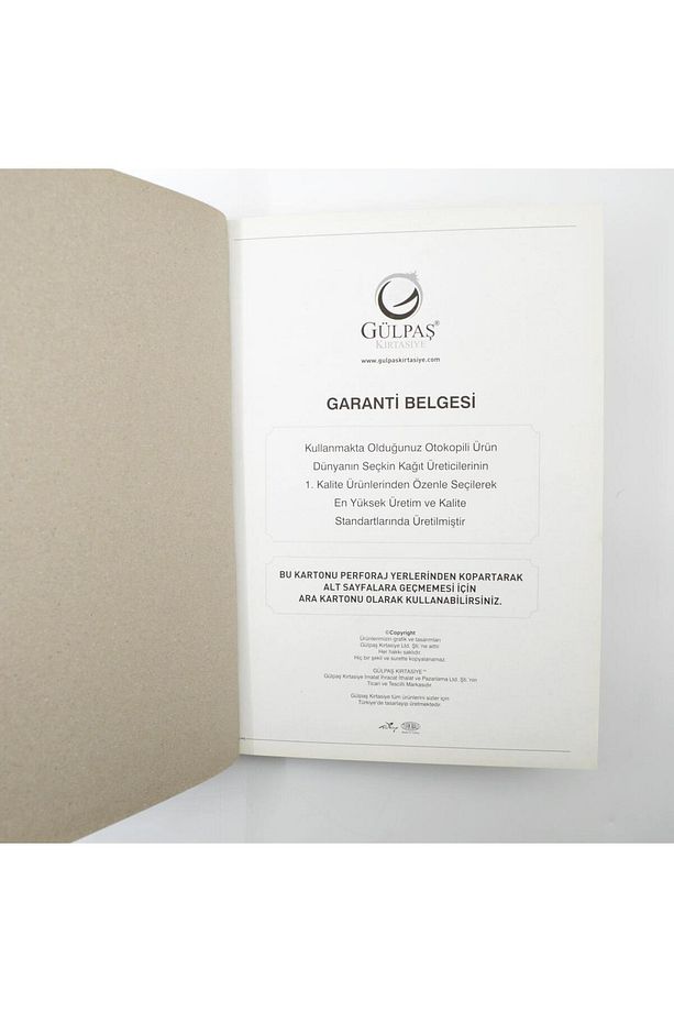 Gülpaş 21x30 150 Sayfa Suni Deri İş Sağlığı ve İş Güvenliği Kurulu Karar Defteri Kod:231 - 2