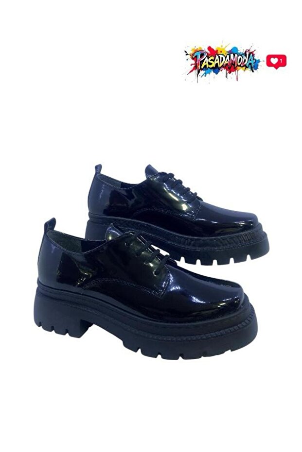 HCO MOKASEN YÜKSEK TABAN BAĞCIKLI LOAFER AYAKKABI EM-607 - 1