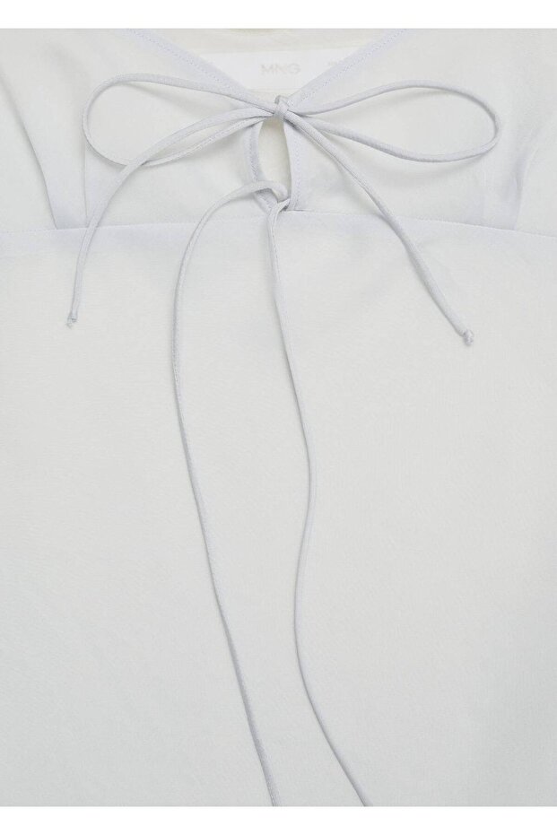 Satin-Kleid mit Bindedetail - 5