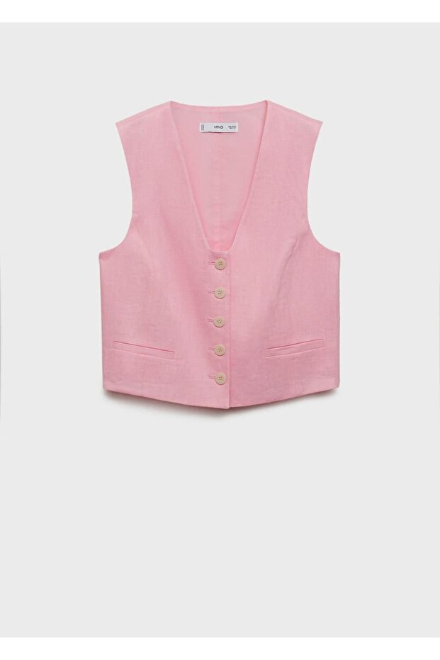 Leinenanzugweste - 3