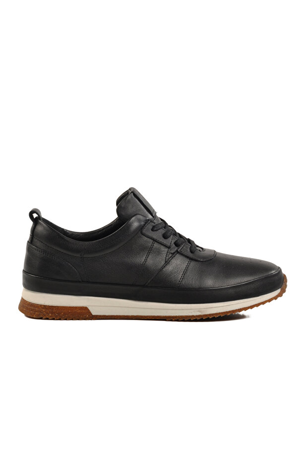 Black Genuine Leather Men's Casual Shoes 5Y2119-2304 m