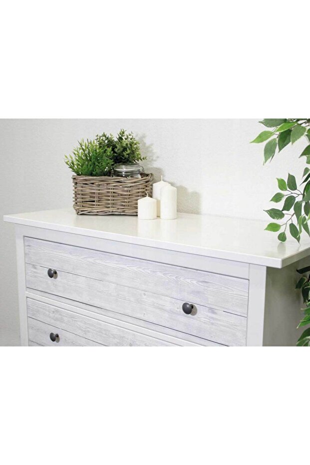 176-0671 Gri Ahşap Görünümlü Kendinden Yapışkanlı Folyo ( 45 Cm X 1 Mt ) - 3
